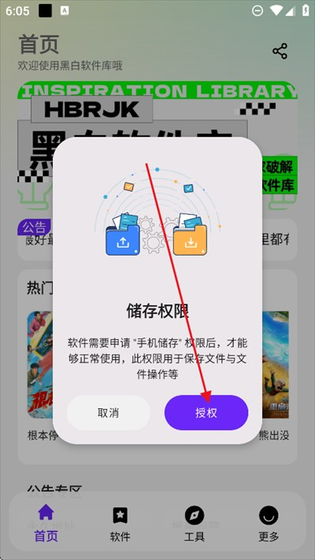 黑白软件库 v1.3.0 - 极简纯净的安卓资源下载神器 Hero图